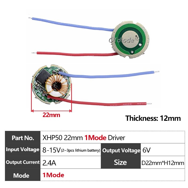 Трансформатор освещения OTdiode 20 Вт 30 Вт XHP50 XHP70.2