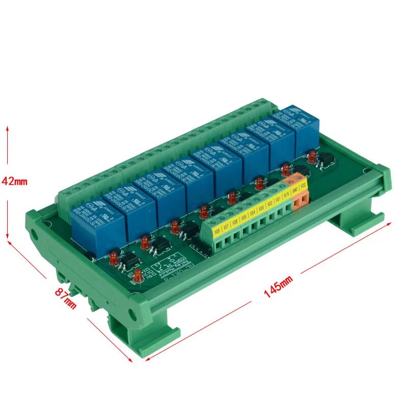 Релейный модуль ARYAR HL-OR1-8, 8 каналов, 24V, 3.3V