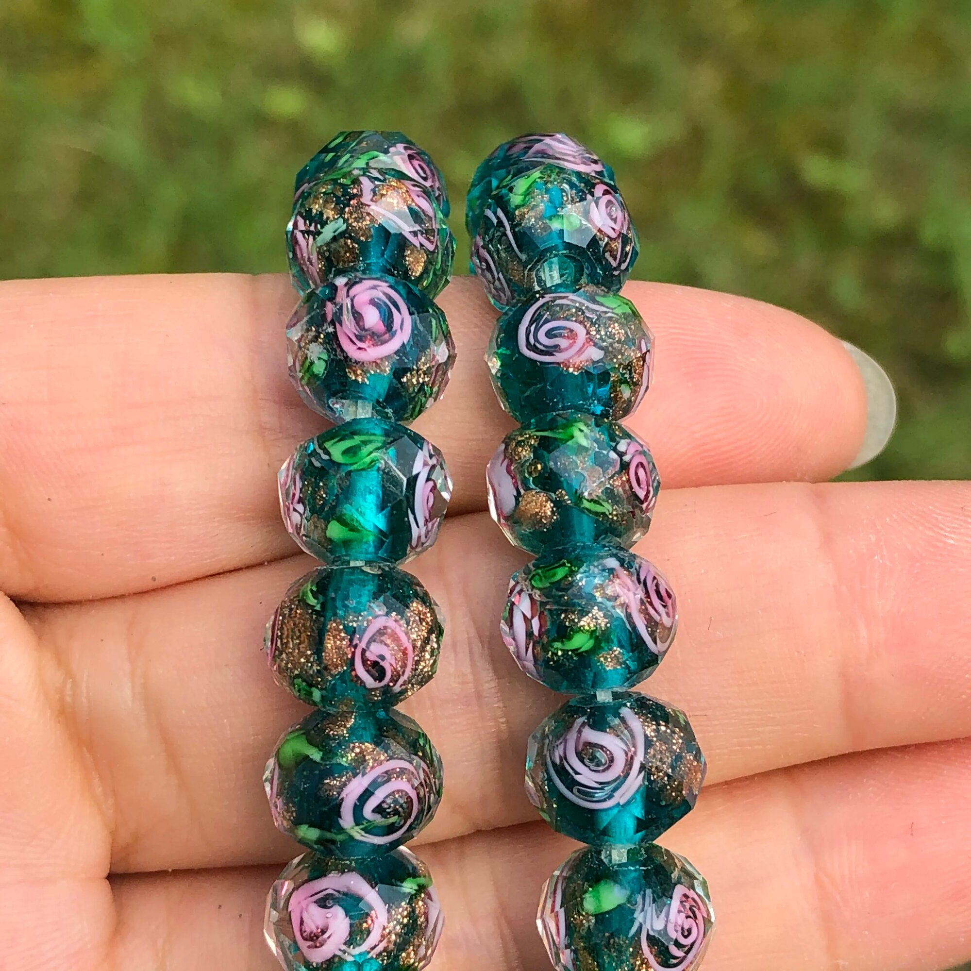 Бусины Annebeads Муранское стекло 12 мм 10 шт 12mm 10pcs, Style10