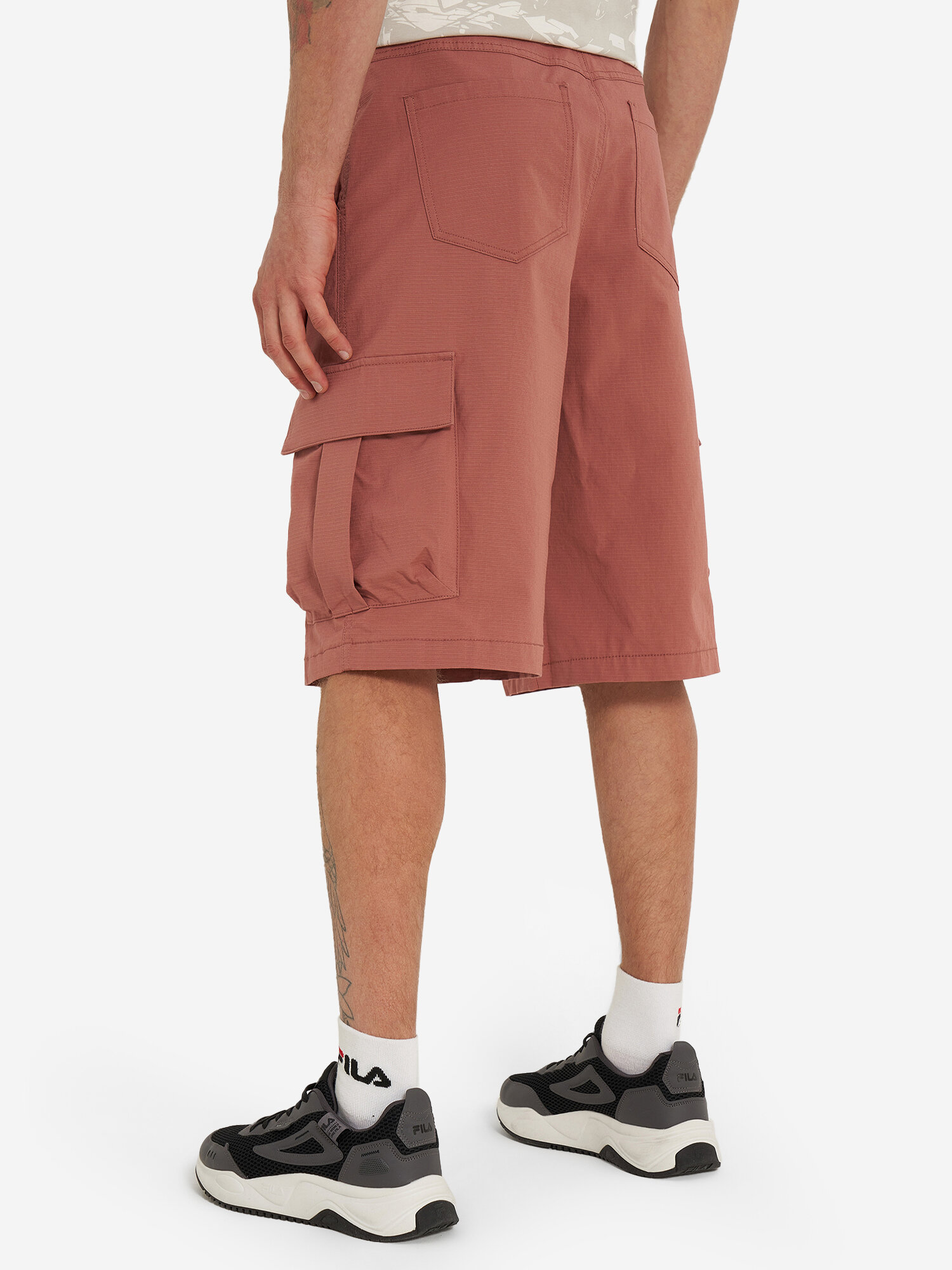 Шорты Fila Men's Urban shorts, размер 44/46, кофейный — фото 1