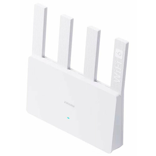 Xiaomi Роутер Wi-Fi двухдиапазонный Xiaomi Wireless Router AX3000E 4 LAN-порта 3000 Мбитс White 3481₽