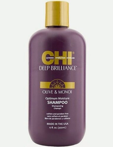 Изображение товара CHI Deep Brilliance Optimum Moisture Shampoo - Увлажняющий шампунь для волос 355 мл