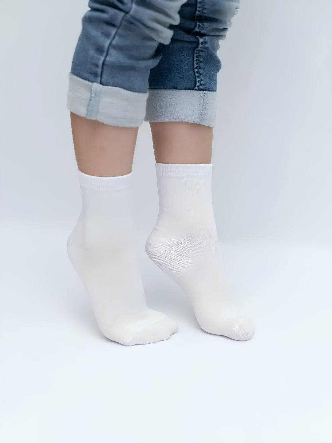 Носки размер 1-3 года, белый, бесцветный — фото 1