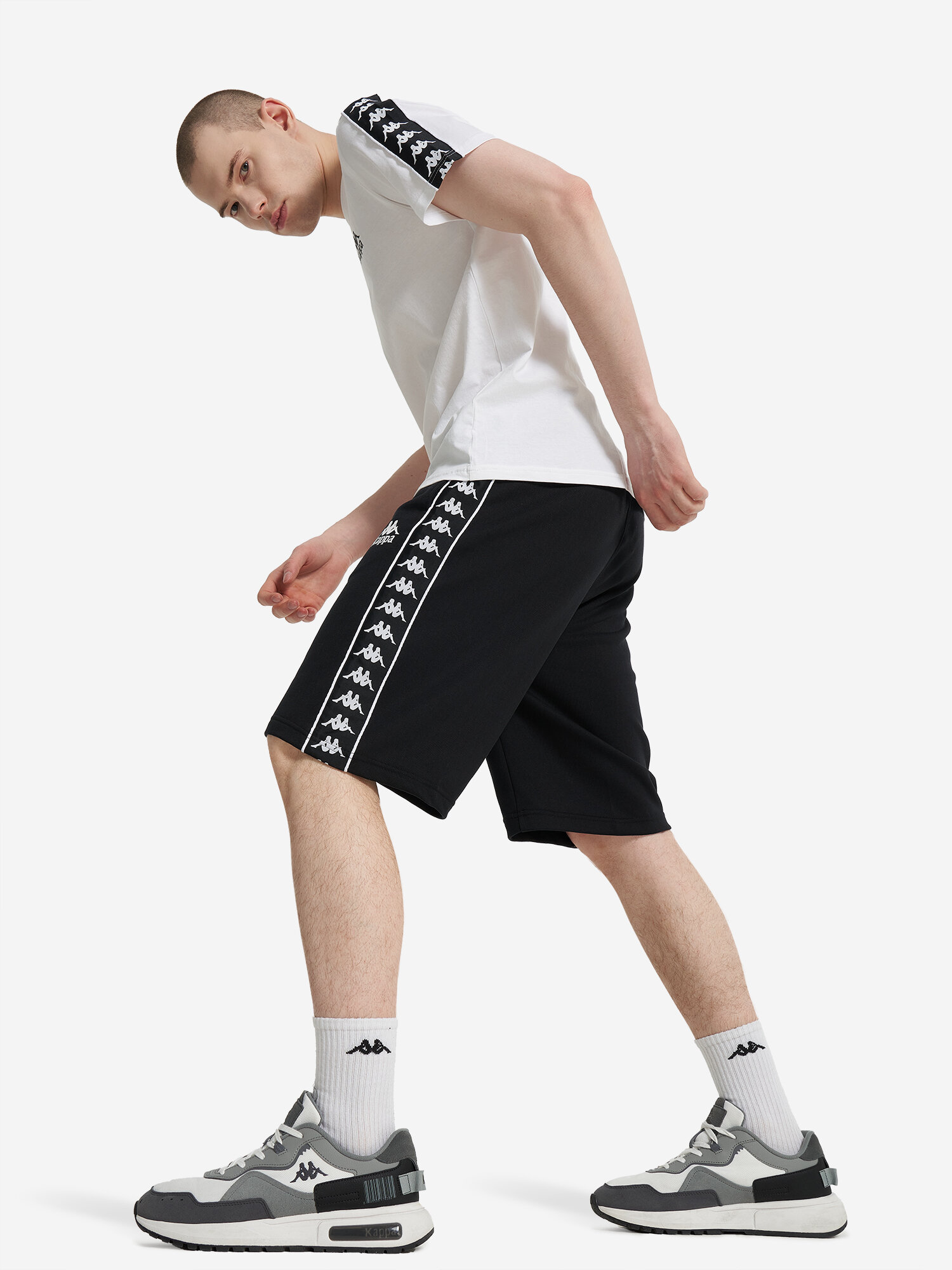 Шорты Kappa, размер 52-54, черный — фото 1