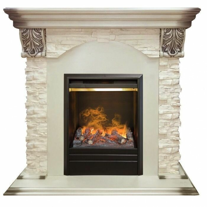 Электрокамин RealFlame Dublin Lux WT с Olympic 3D