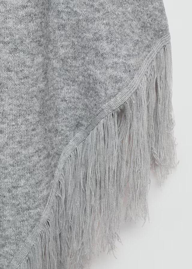Шаль MANGO Outlet CLINT для женщин217х138 см серый