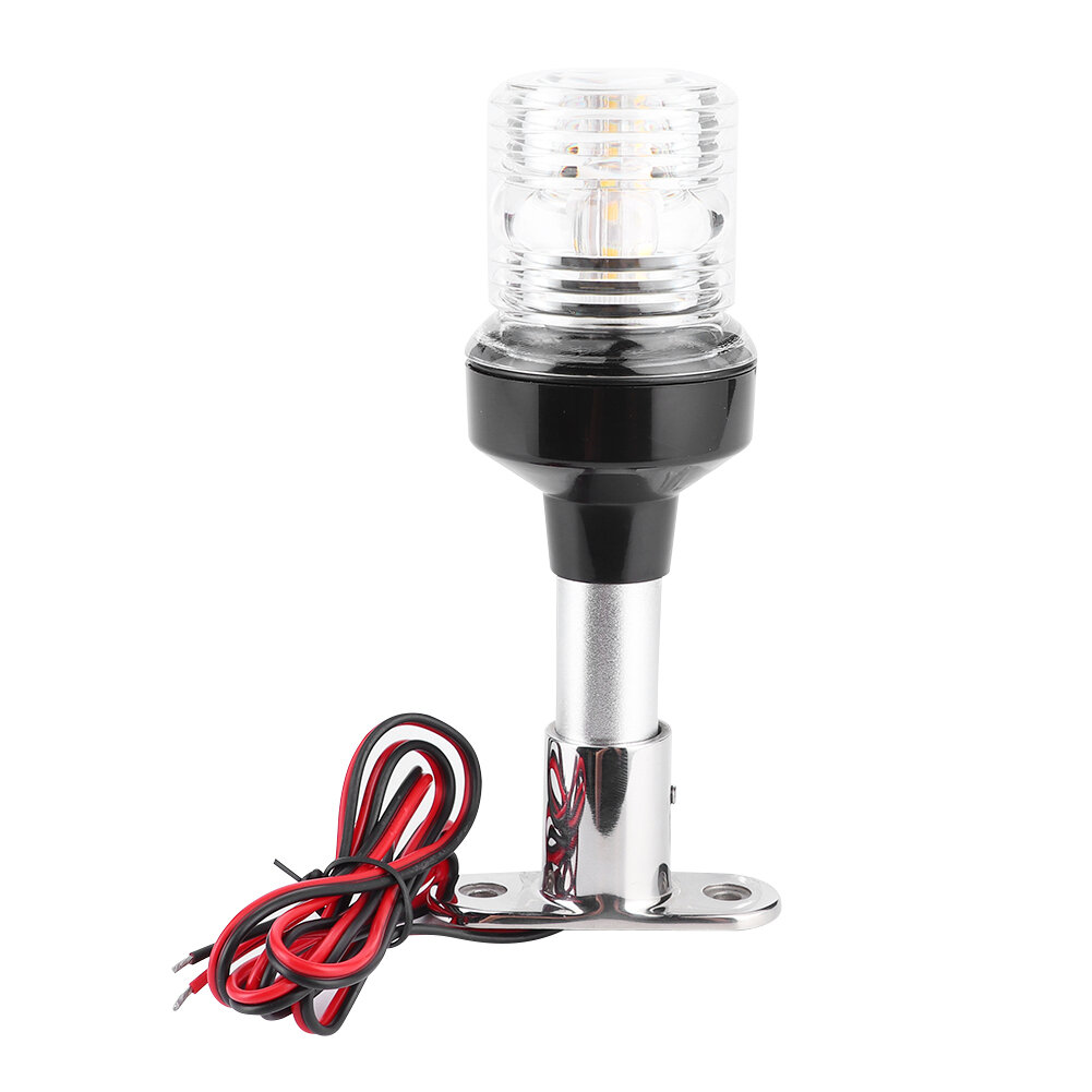 Сигнальный фонарь для парусной лодки DC12V–24V 5W, круговой, на 360 градусов, водонепроницаемый, IP66 (6 дюймов)