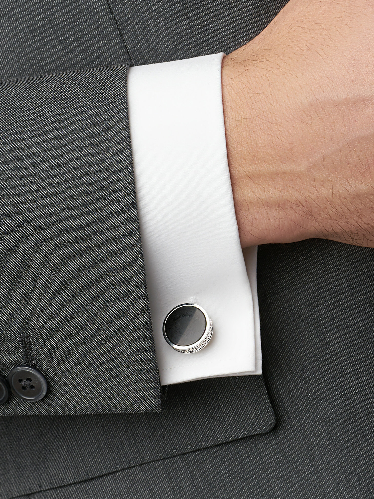 Запонки HENDERSON, черный — фото 1