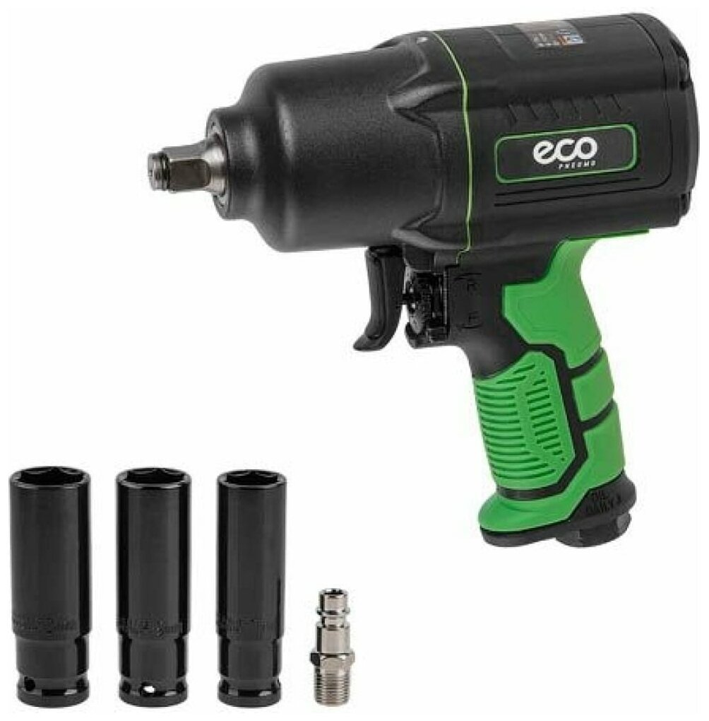 Пневмогайковерт ударный 1/2" ECO AIW-1500S 1700 Нм