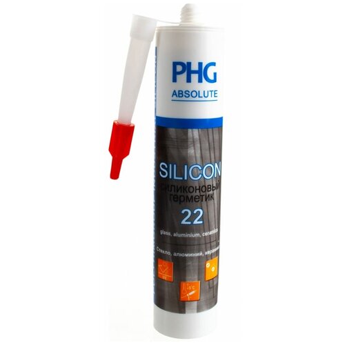 Силиконовый герметик PHG Absolute Silicon белый 280 ml 448743