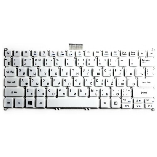 Клавиатура для ноутбука Acer V5-122 E11 V13 V5-331 E3-111 Белая P/n: 60. MPJN1.026, 60. MRTN1.022
