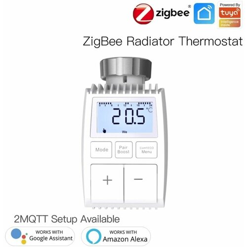 Термостат MOES Temperature Controller ZTRV-ZX-TV01 Zigbee 459000₽