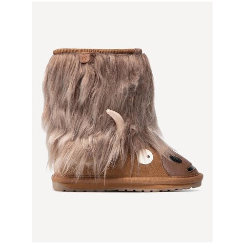 Угги EMU, натуральная замша, размер 11 (28), коричневый