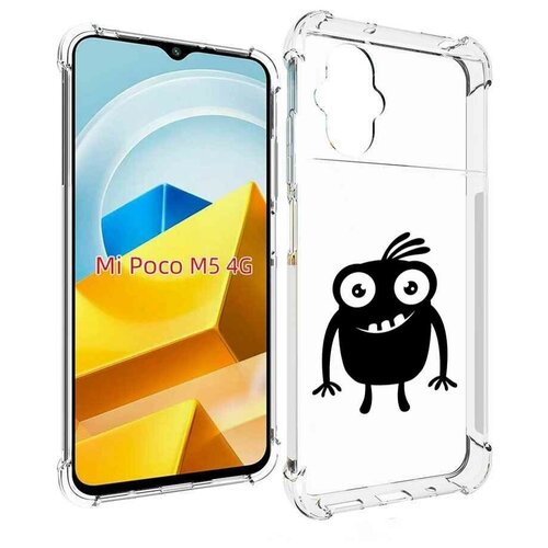 Чехол MyPads Масяня для Xiaomi Poco M5 задняя-панель-накладка-бампер