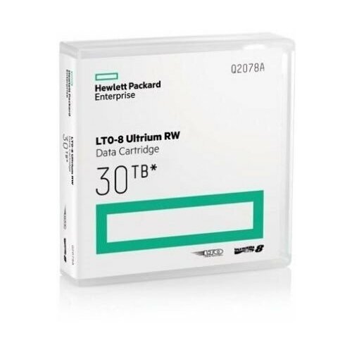 Магнитная лента незаписанная HPE HPE LTO-8 30TB RW Data Cartridge