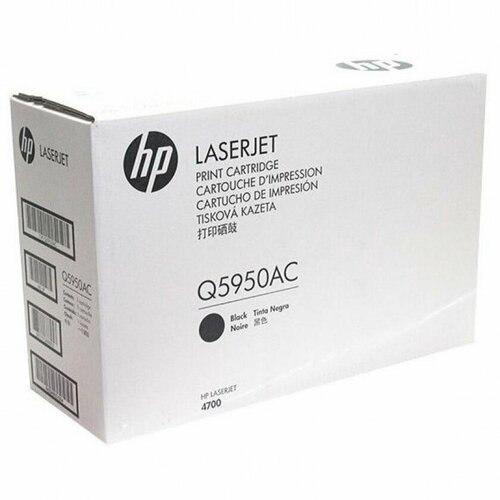 HP 643A - Q5950AC картридж лазерный контрактный (Q5950AC) черный, 11000 стр,