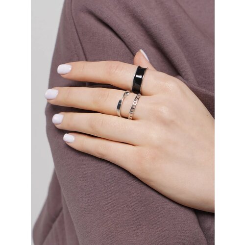 фото Набор колец с регулируемым размером, женские, 3 штуки/ кольцо женское/ кольцо безразмерное delaiz