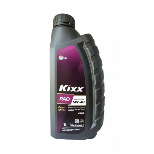 Моторное масло Kixx PAO ACEA A3/B4 5W40, 1л
