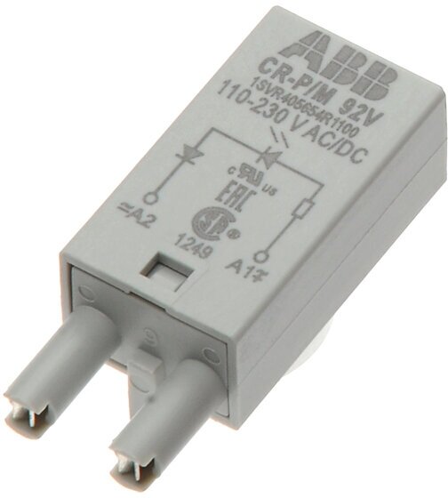 CR-P/M-92V Светодиод зеленый 110-230В AC/DC ABB, 1SVR405654R1100