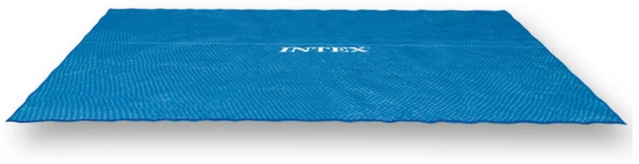 Тент Intex с обогревающим эффектом/прямоугольное покрывало плавающее 732х366см/солнечное покрывало/синий - фотография № 1