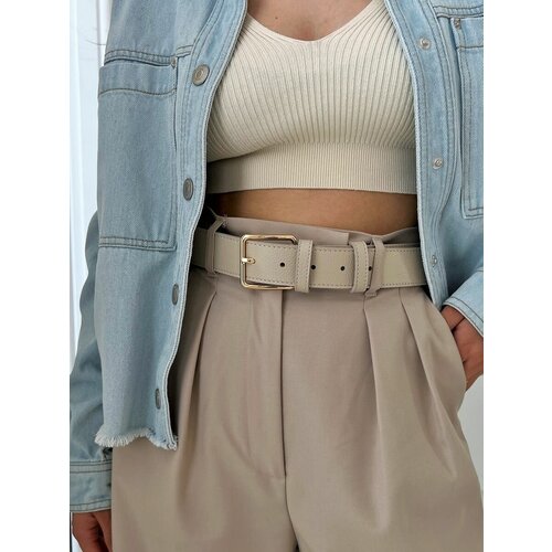 фото Ремень a.valentino, размер 105, желтый, бежевый