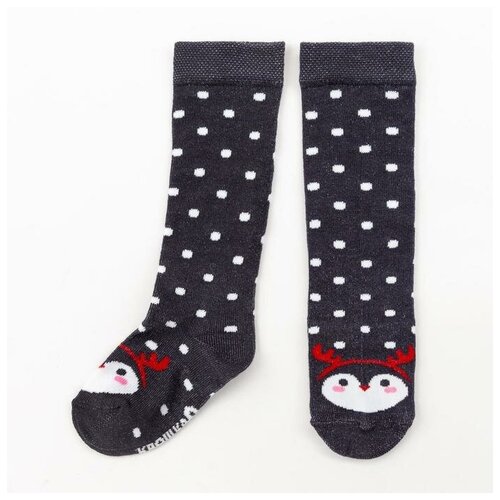 Гольфы Крошка Я Пингвин 12-14 см серый 470₽