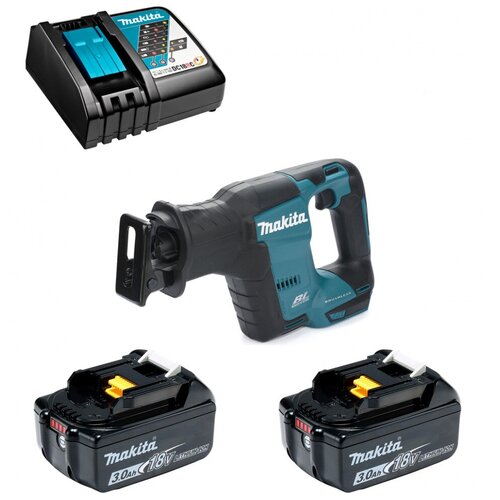 Пила сабельная аккумуляторная 255мм 18В Li-Ion 2x3Ач зу Makita DJR188RF2 3950000₽