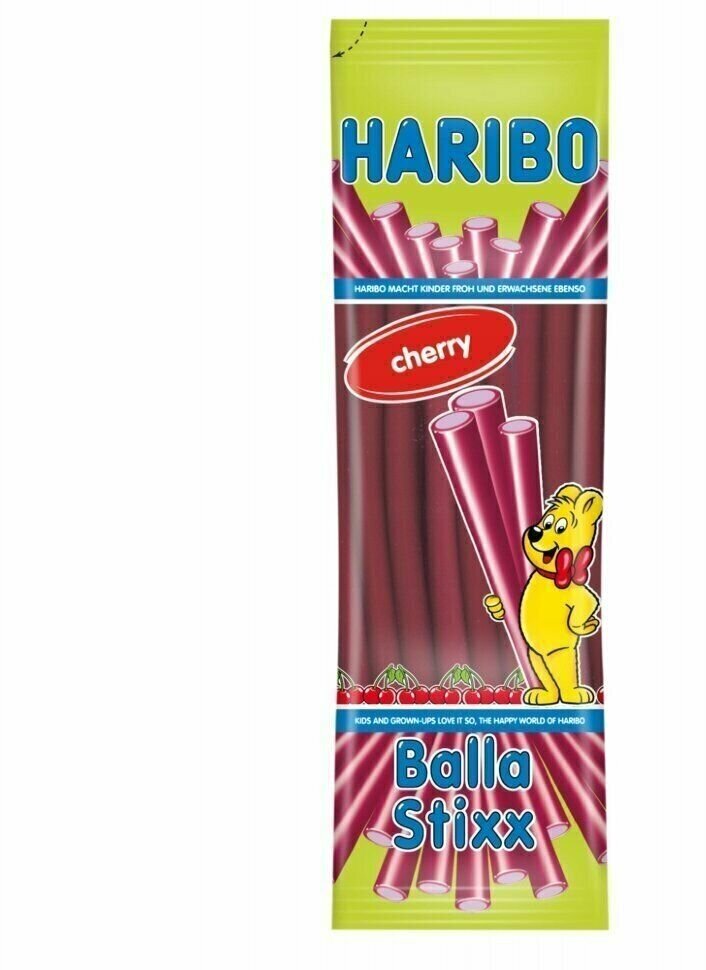 Мармелад Харибо Балла Стикс Вишня 200 грамм Haribo Balla Stixx Cherry 200 g - фотография № 1