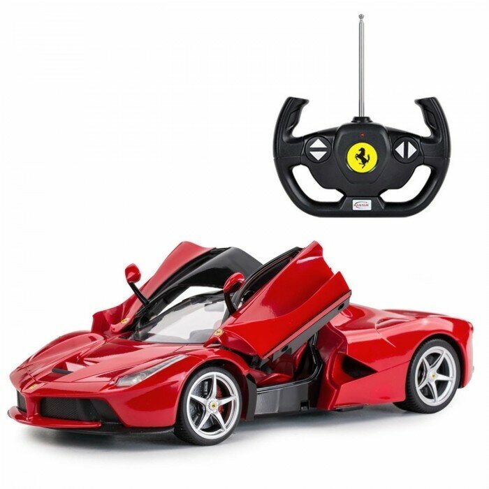 Гоночная машина Rastar Ferrari LaFerrari (48900), 1:24, 19 см — фото 19