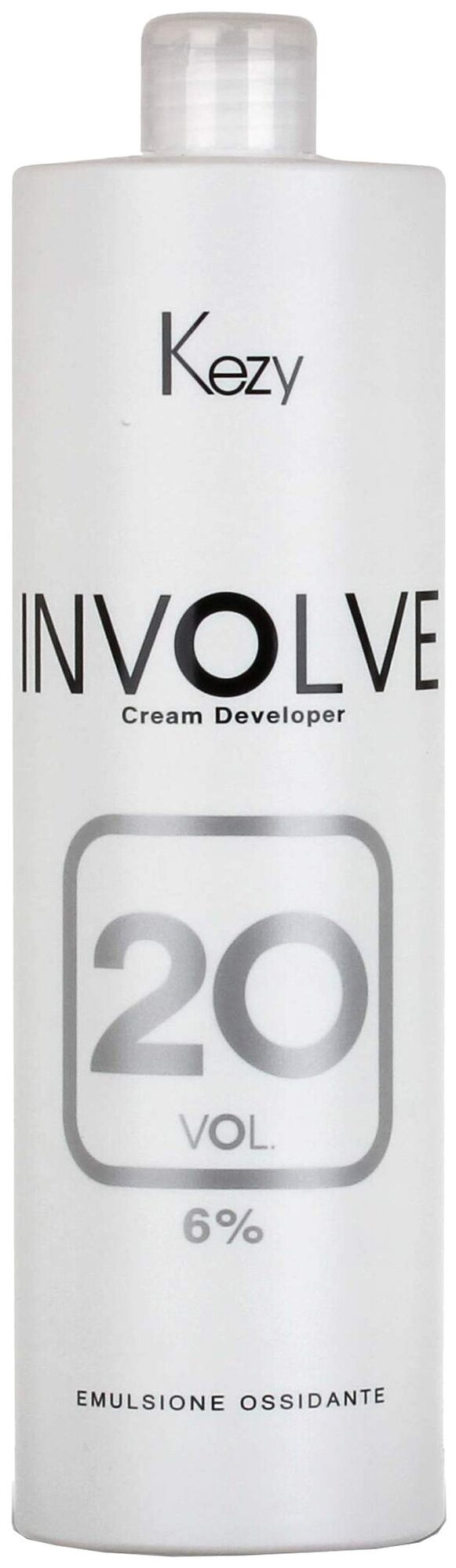 KEZY Окисляющая эмульсия Involve Cream Developer, 6%, 1000 мл, 1000 г