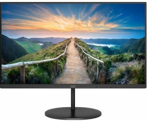 Монитор 27" AOC U27V4EA 3840x2160, 16:9, TFT IPS, 350 кд/м2, 20M:1, 4 мс, 75 Гц, 178°/178°, HDMI, DP, черный