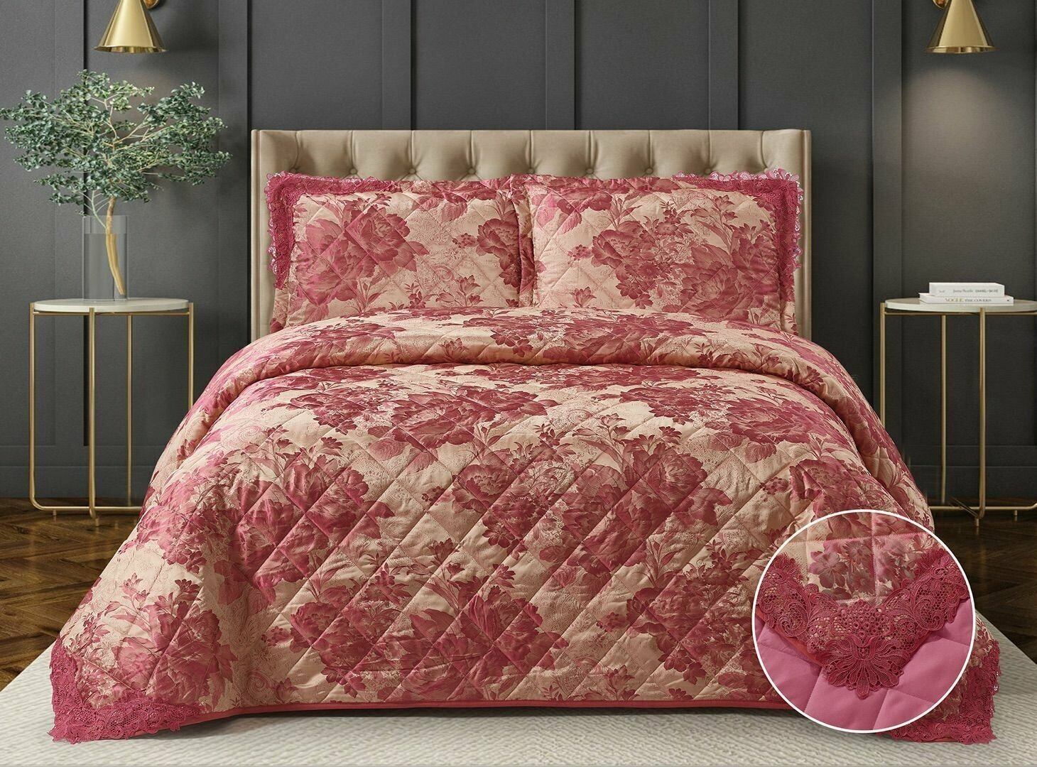 фото Покрывало Танго Ariston из жаккарда 240х260 см и 2 наволочки 50х70 см, евро,