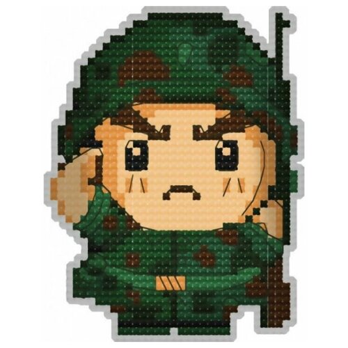 фото Набор для вышивания. брелок "солдатик" белоснежка