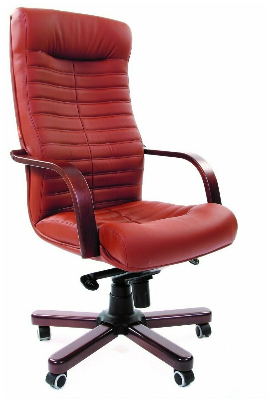 Кресло Chairman 480 WD экопремиум 111 коричневый