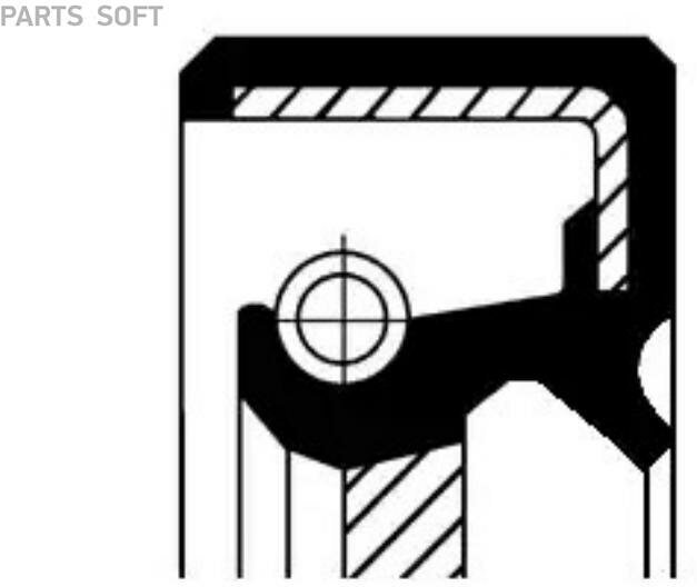 Сальник CORTECO / арт. 19034911B - (1 шт)