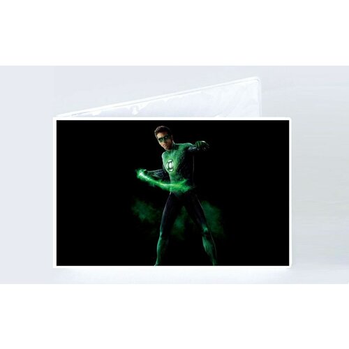 фото Обложка на студенческий билет зелёный фонарь, green lantern №7 suvenirof-shop