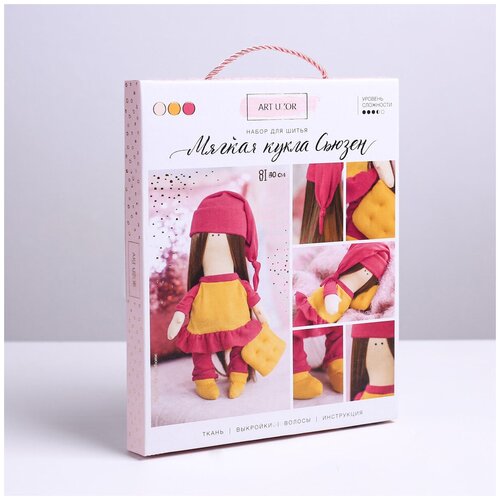 фото 3548659 интерьерная кукла 'сьюзен', набор для шитья, 18*22.5*2 см арт узор