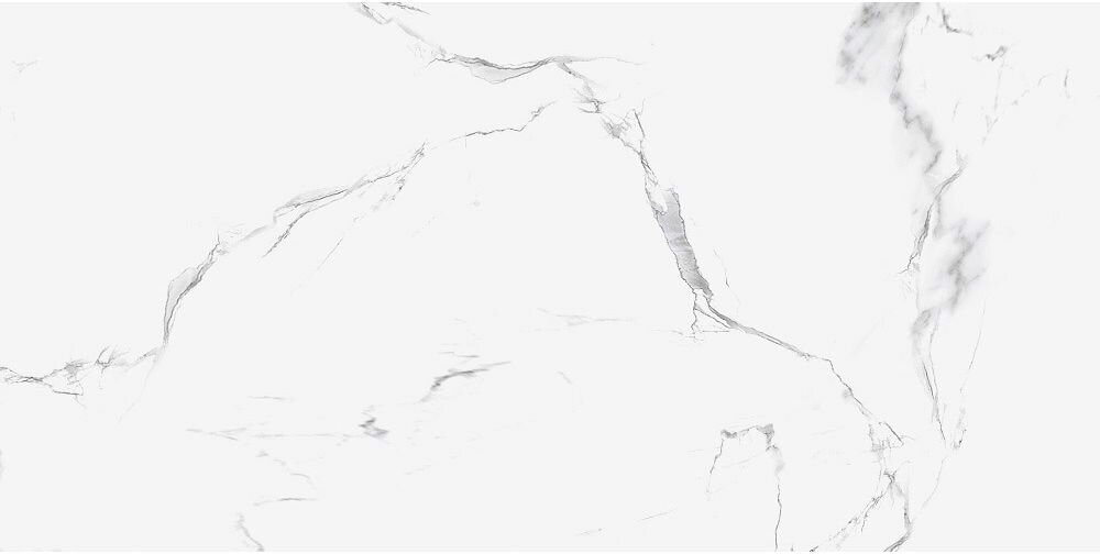 Керамогранит Bluezone  Блюзон  Brunt White Glossy 60x120 см  глянцевый  BZ76610  1 44 м2 