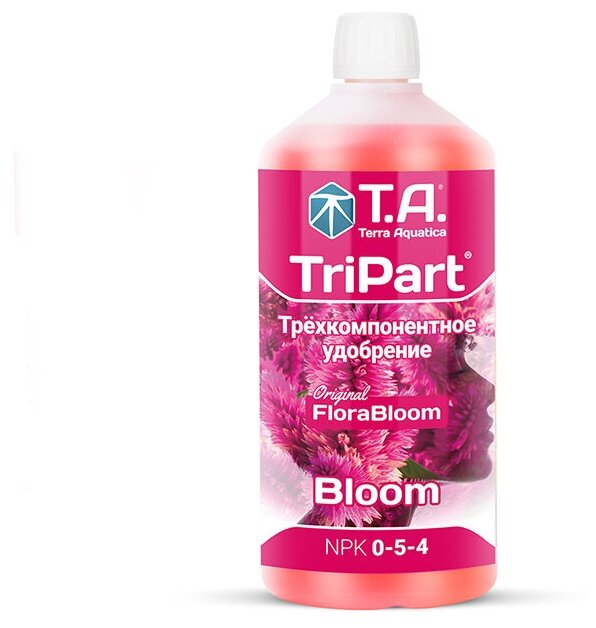 Набор удобрений Terra Aquatica (GHE) TriPart Bloom + Grow + Micro HW, 3 х 1л - фотография № 6