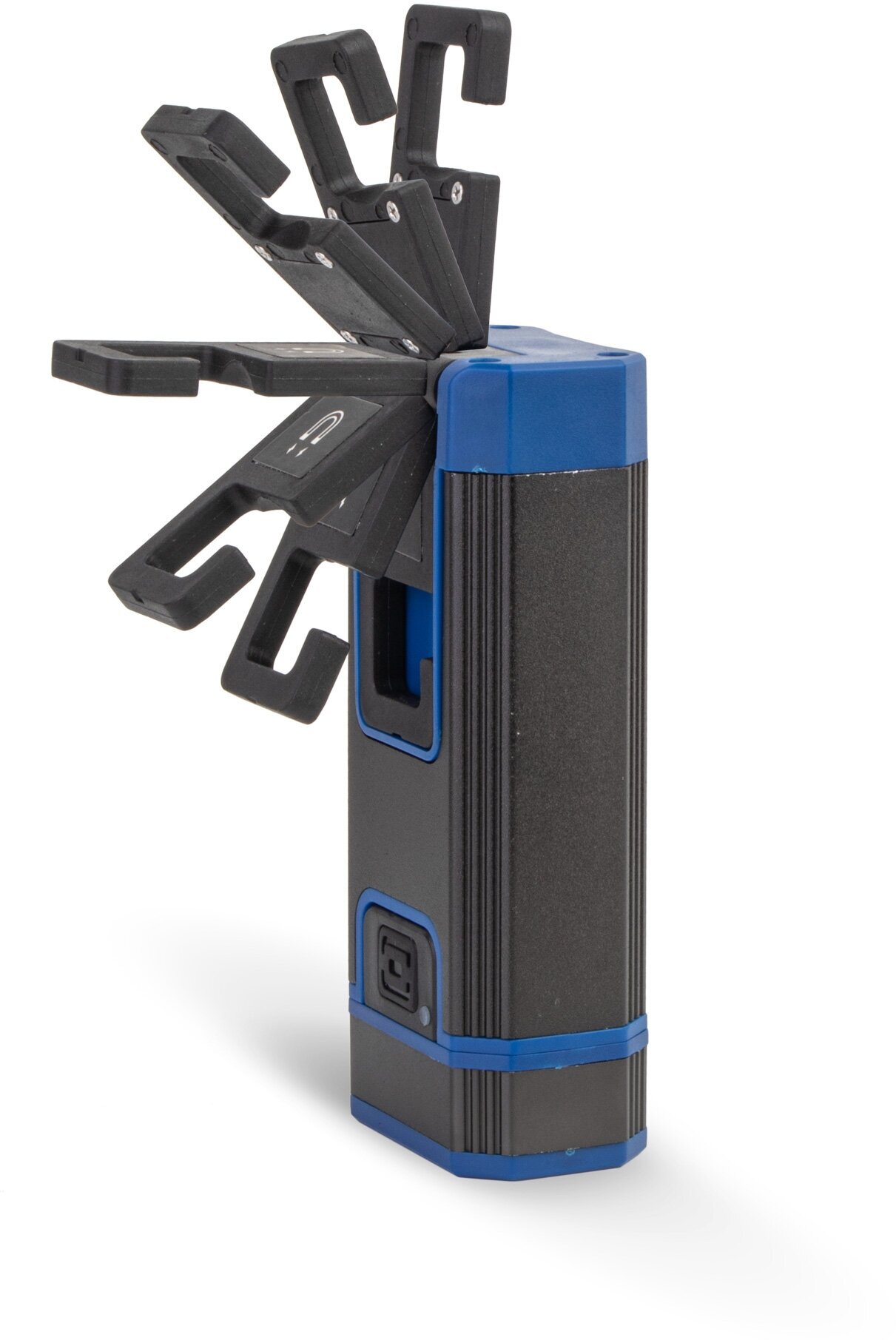 Аккумуляторный фонарь TopON TOP-MX05HT LED 5 Вт 500 лм 3.7 B 1.5 Ач 5.55 Втч, выдвижной механизм, доп. фонарь, магнитное крепление, подставка-крючок