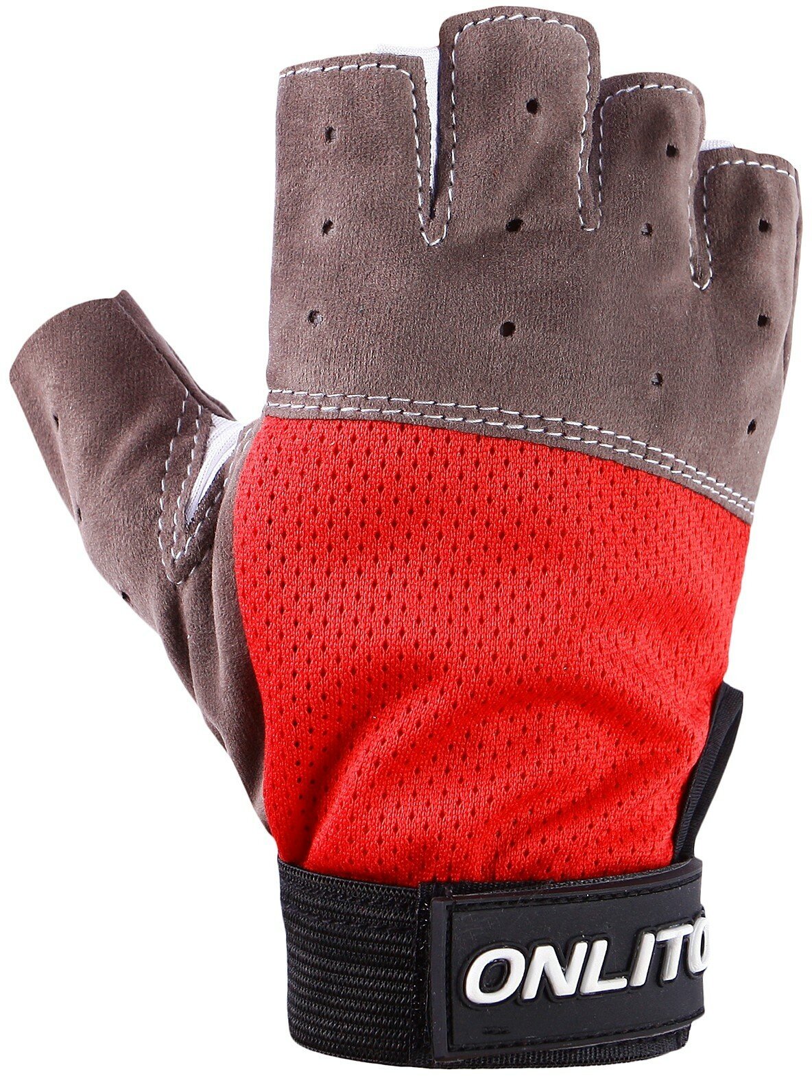 Перчатки ONLITOP, спортивные, размер M, цвет красный