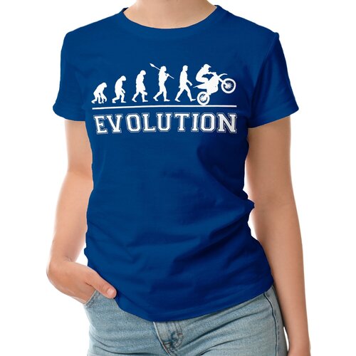 фото Футболка roly, размер l, синий