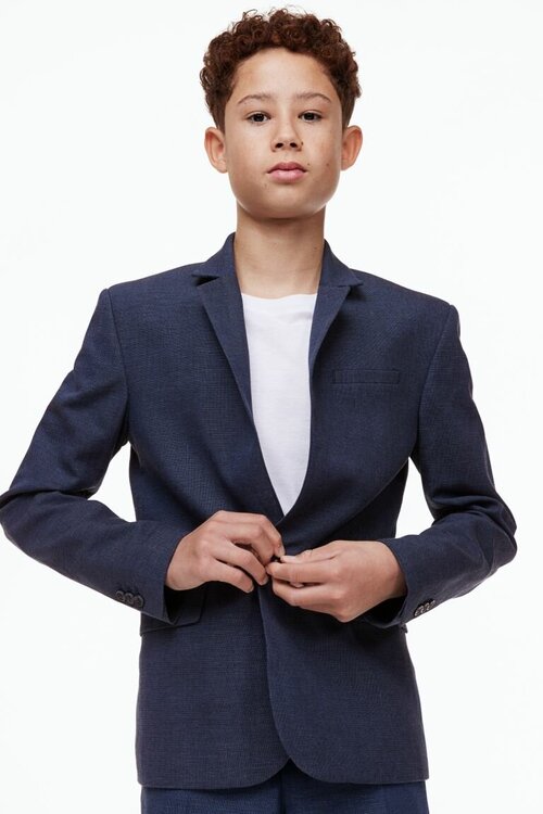 Пиджак H&M, размер 170, синий