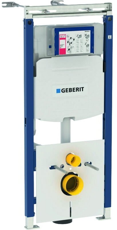 Модуль Geberit Duofix для подвесного унитаза, 112 см, бачок Sigma 12 см, звукоиз-ия, шпильки 50 см