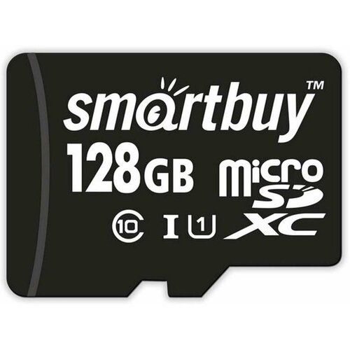 Карта памяти 128 ГБ microSDXC SmartBuy SB128GBSDCL10-01 Class 10 карта памяти smartbuy micro sdxc 128gb class 10 uhs i