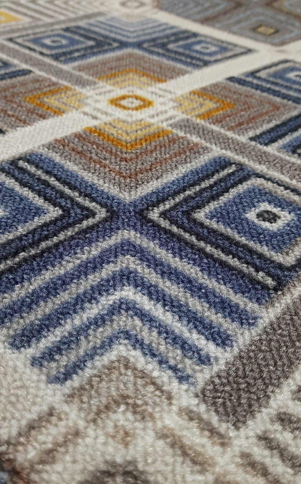 Ковровая дорожка на войлоке, Витебские ковры, с печатным рисунком, 2586, разноцветная, 1*2.5 м - фотография № 6