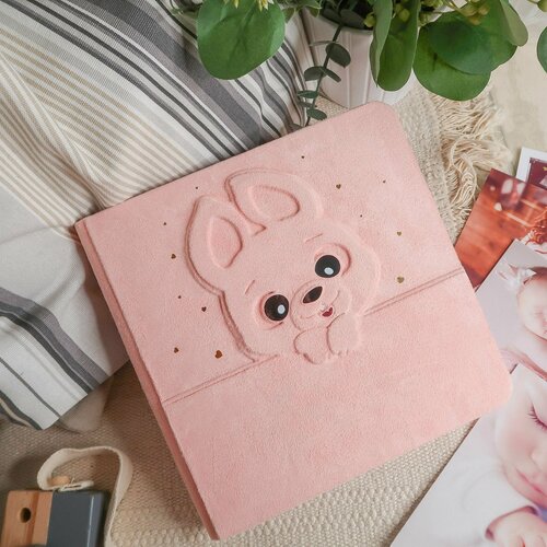 Фотоальбом детский / первый альбом для фото новорожденного / бебибук для девочки от ожидания до года 