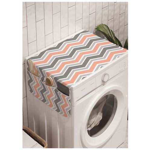 фото Органайзер для хранения "просторы зигзагов" на стиральную машину, 45x120 см ambesonne
