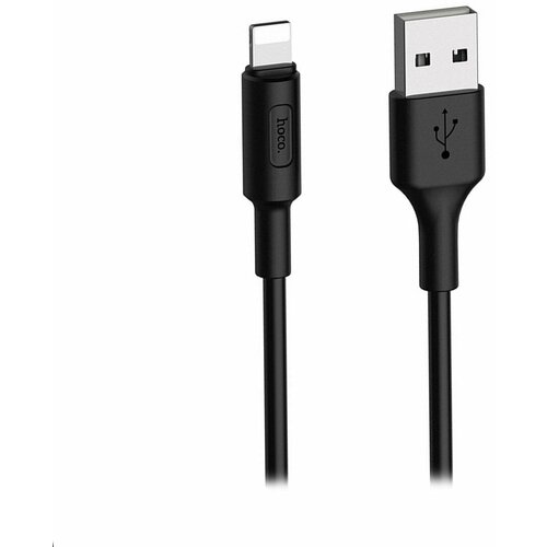 Кабель Hoco X25 Soarer для Apple (USB - Lightning) черный кабель usb type c hoco x25 soarer 100 см черный 1 шт