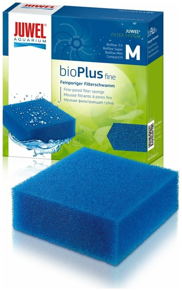 Juwel картридж bioPlus fine M синий